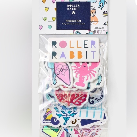 Roller Rabbit X Target Accessories - Roller Rabbit Sticker Set - Colorful Designs